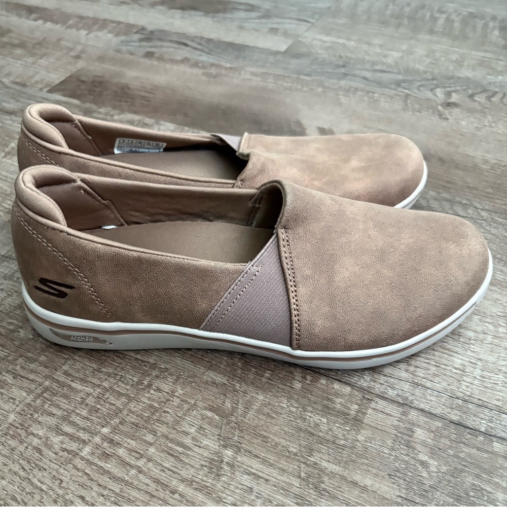 Skechers Women's Tan Slip-On Shoes